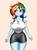 Size: 1400x1900 | Tagged: safe, artist:zachc, rainbow dash, equestria girls, big breasts, blushing, breasts, busty rainbow dash, clothes, curvy, female, hourglass figure, looking away, sexy, simple background, solo, stupid sexy rainbow dash