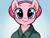 Size: 2600x2000 | Tagged: safe, artist:aer0 zer0, pinkie pie, earth pony, semi-anthro, g4, alternate hairstyle, chinese, clothes, female, high res, looking at you, mao zedong, meme, smiling, smiling at you, social credit, solo