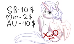 Size: 975x584 | Tagged: safe, artist:xwosya, pony, commission, sketch, ych example, ych sketch, your character here
