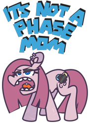 Size: 2898x3978 | Tagged: source needed, safe, artist:threetwotwo32232, pinkie pie, earth pony, pony, g4, female, high res, it's not a phase, mare, pinkamena diane pie, simple background, transparent background