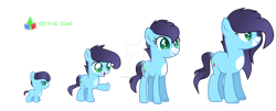 Size: 1280x518 | Tagged: safe, artist:hate-love12, oc, oc only, oc:crystal claw, hybrid, pony, age progression, baby, baby pony, female, filly, interspecies offspring, mare, offspring, parent:capper dapperpaws, parent:rarity, parents:capperity, simple background, solo, teenager, transparent background