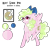 Size: 1446x1406 | Tagged: safe, artist:gallantserver, oc, oc only, oc:key lime pie, pegasus, pony, female, mare, offspring, parent:cheese sandwich, parent:pinkie pie, parents:cheesepie, simple background, solo, transparent background