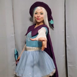 Size: 1080x1080 | Tagged: safe, artist:jaycosplay1, trixie, human, g4, cape, clothes, cosplay, costume, female, hat, irl, irl human, magic wand, photo, trixie's cape, trixie's hat