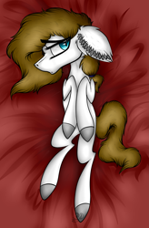 Size: 1957x2977 | Tagged: safe, artist:beamybutt, oc, oc only, oc:chaos, earth pony, pony, colored hooves, ear fluff, earth pony oc, floppy ears, male, simple background, solo, stallion