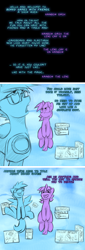 Size: 800x2360 | Tagged: safe, artist:captainhoers, rainbow dash, twilight sparkle, pony, unicorn, g4, ask, board game, board games with friends, comic, couch, dialogue, duo, female, glasses, limited palette, mare, sitting, unicorn twilight
