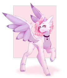 Size: 1632x1886 | Tagged: safe, artist:keltonia, oc, oc only, oc:daffodil, pegasus, pony, female, horns, mare, simple background, solo, transparent background