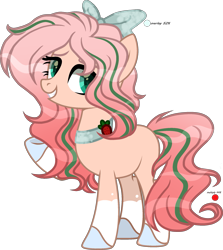 Size: 2009x2256 | Tagged: safe, artist:dayspring-dawnyt, oc, oc only, earth pony, pony, bow, female, hair bow, high res, mare, simple background, solo, transparent background