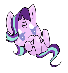 Size: 274x294 | Tagged: safe, artist:batipin, part of a set, starlight glimmer, pony, unicorn, g4, chibi, cute, female, glimmerbetes, mare, plushie, simple background, solo, transparent background