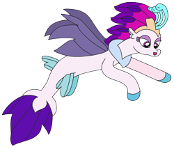 Size: 2493x2138 | Tagged: safe, artist:supahdonarudo, queen novo, seapony (g4), series:novoember, g4, my little pony: the movie, cute, female, high res, jumping, novobetes, simple background, solo, transparent background