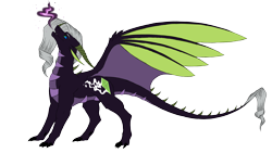 Size: 3264x1836 | Tagged: safe, artist:theheioslair, oc, oc only, oc:gemfire, dracony, hybrid, fire, fire breath, high res, horn, horns, interspecies offspring, nose horn, offspring, parent:rarity, parent:spike, parents:sparity, simple background, transparent background, wings