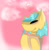Size: 1025x1037 | Tagged: safe, artist:yourlocalloser, oc, oc only, oc:boxfilly, pegasus, pony, box, cardboard box, cloud, eyes closed, female, filly, heart, pegasus oc, simple background, smiling, solo