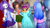 Size: 1920x1080 | Tagged: safe, artist:ratachu666, ocellus, rarity, silverstream, smolder, yona, equestria girls, g4, 3d, clothes, dress, equestria girls-ified, female, koikatsu, princess smolder, puffy sleeves