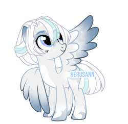 Size: 1024x994 | Tagged: safe, artist:herusann, oc, oc only, pegasus, pony, base used, eyelashes, female, looking back, pegasus oc, simple background, smiling, solo, transparent background