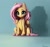 Size: 3768x3546 | Tagged: safe, artist:miokomata, fluttershy, pegasus, pony, g4, blushing, chest fluff, colored hooves, cute, ear fluff, female, freckles, freckleshy, high res, mare, shyabetes, smiling, solo