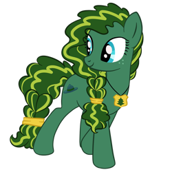 Size: 1024x1024 | Tagged: safe, artist:magicpebbles, oc, oc only, oc:forest moss, earth pony, pony, base used, female, jewelry, mare, necklace, simple background, solo, transparent background