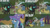 Size: 1280x720 | Tagged: safe, edit, edited screencap, editor:quoterific, screencap, discord, thorax, trixie, changeling, draconequus, pony, unicorn, g4, season 6, to where and back again, clothes, crossed arms, eyes closed, female, hat, male, mare, open mouth, open smile, smiling, trixie's hat