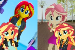 Size: 2289x1526 | Tagged: safe, sunset shimmer, equestria girls, equestria girls specials, g4, my little pony equestria girls: better together, my little pony equestria girls: forgotten friendship, my little pony equestria girls: friendship games, grand theft auto, grin, gta san andreas, gta v, smiling