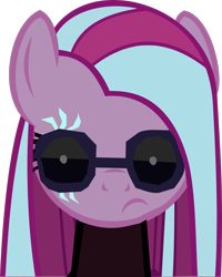 Size: 1280x1604 | Tagged: safe, artist:benpictures1, pinkie pie, earth pony, pony, comic:the storm kingdom, g4, my little pony: the movie, bad end, bodysuit, clothes, command 6, commander pinkie diana pie, crystal of light, female, goggles, inkscape, mare, pinkamena diane pie, simple background, solo, transparent background, vector