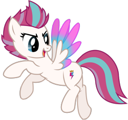 Size: 5525x5187 | Tagged: safe, artist:ejlightning007arts, zipp storm, pegasus, pony, g4, g5, my little pony: a new generation, female, flying, g5 to g4, looking back, mare, simple background, solo, transparent background, vector