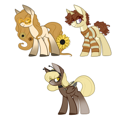 Size: 1247x1203 | Tagged: safe, artist:cyrinthia, oc, oc only, earth pony, pony, unicorn, clothes, female, glasses, mare, simple background, sweater, transparent background