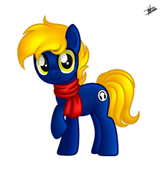 Size: 1191x1272 | Tagged: safe, artist:princessmoonsilver, oc, oc only, oc:perfect drop, earth pony, pony, base used, clothes, male, scarf, simple background, solo, stallion, transparent background