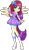 Size: 326x565 | Tagged: safe, artist:gihhbloonde, oc, oc only, oc:condensed milk, equestria girls, g4, base used, bow, clothes, dress, eyelashes, female, hair bow, high heels, microphone, ponied up, shoes, simple background, skirt, smiling, solo, transparent background