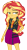 Size: 5834x10813 | Tagged: safe, artist:andoanimalia, sunset shimmer, equestria girls, equestria girls specials, g4, my little pony equestria girls: better together, my little pony equestria girls: forgotten friendship, absurd resolution, clothes, cutie mark on clothes, dreamworks face, hand on hip, pink skirt, simple background, skirt, smugset shimmer, solo, transparent background, vector