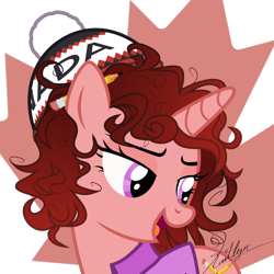 Size: 2000x2000 | Tagged: safe, artist:kaitykat117, oc, oc only, oc:paige scribble(kaitykat), pony, unicorn, g4, base used, canada, high res, maple leaf, simple background, solo, transgender, transparent background, vector