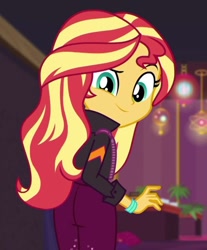 Size: 736x890 | Tagged: safe, screencap, sunset shimmer, equestria girls, g4, ass, bunset shimmer, butt, cropped, female, looking at you, looking back, looking back at you, solo