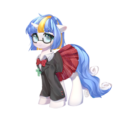 Size: 3000x3000 | Tagged: safe, artist:frost moon, oc, oc only, oc:diviina, pony, unicorn, 2022 community collab, derpibooru community collaboration, glasses, high res, simple background, solo, transparent background