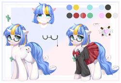 Size: 3597x2475 | Tagged: safe, artist:frost moon, oc, oc only, oc:diviina, pony, unicorn, female, glasses, high res, solo