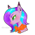 Size: 768x768 | Tagged: safe, artist:lilywolfpie, oc, oc only, pony, bust, neck bow, portrait, simple background, solo, transparent background