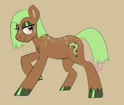Size: 894x760 | Tagged: safe, artist:sallindaemon, oc, oc only, oc:green piece, earth pony, pony, female, mare, solo