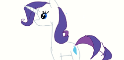 Size: 920x444 | Tagged: safe, artist:nitlynjane, rarity, pony, unicorn, g4, 1000 hours in ms paint, deviantart muro, solo, xd