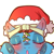 Size: 1159x1159 | Tagged: safe, artist:cold-blooded-twilight, meadowbrook, earth pony, pony, g4, blushing, christmas, clothes, costume, cute, ear blush, eyes closed, female, hat, holiday, kissy face, meadowcute, mistletoe, raised hoof, santa costume, santa hat, simple background, solo, transparent background, underhoof