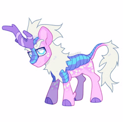 Size: 1600x1600 | Tagged: safe, artist:renhorse, oc, kirin, male, simple background, solo, white background