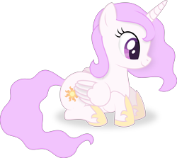 Size: 4369x3895 | Tagged: safe, alternate version, artist:starcollider, princess celestia, alicorn, pony, g4, .svg available, absurd resolution, cewestia, cute, cutelestia, female, filly, hoof shoes, lying down, mare, pink-mane celestia, prone, simple background, smiling, solo, transparent background, vector, younger