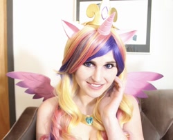 Size: 900x730 | Tagged: safe, artist:yashuntafun, princess cadance, human, g4, clothes, cosplay, costume, irl, irl human, photo