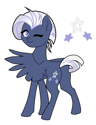 Size: 1394x1825 | Tagged: safe, artist:enifersuch, oc, oc only, pegasus, pony, butt, parent:rarity, parent:soarin', pegasus oc, plot, simple background, smiling, solo, transparent background, wings