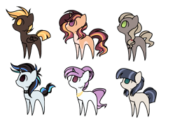 Size: 1005x752 | Tagged: safe, artist:enifersuch, oc, oc only, earth pony, pegasus, pony, unicorn, base used, earth pony oc, horn, pegasus oc, simple background, solo, transparent background, unicorn oc, wings