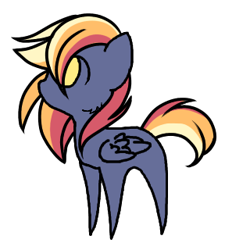 Size: 320x320 | Tagged: safe, artist:enifersuch, oc, oc only, pegasus, pony, base used, offspring, parent:rainbow dash, parent:soarin', parents:soarindash, pegasus oc, simple background, solo, transparent background, wings