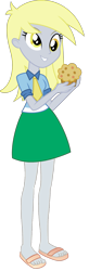 Size: 583x1768 | Tagged: editor needed, source needed, safe, artist:masem, edit, derpy hooves, equestria girls, g4, clothes, dress, feet, female, food, muffin, sandals, show accurate, simple background, solo, transparent background, vector