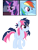 Size: 459x600 | Tagged: safe, artist:tragedy-kaz, rainbow dash, twilight sparkle, oc, alicorn, pegasus, pony, g4, base used, eyelashes, female, magical lesbian spawn, mare, offspring, parent:rainbow dash, parent:twilight sparkle, parents:twidash, pegasus oc, raised hoof, screencap reference, simple background, transparent background, twilight sparkle (alicorn)