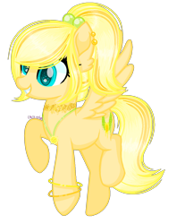 Size: 1016x1230 | Tagged: safe, artist:fantarianna, oc, oc only, pegasus, pony, bracelet, eyelashes, female, grin, jewelry, mare, necklace, pegasus oc, simple background, smiling, solo, transparent background, wings