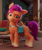 Size: 590x700 | Tagged: safe, screencap, sunny starscout, earth pony, pony, g5, my little pony: a new generation, cropped, female, mare, nervous, solo