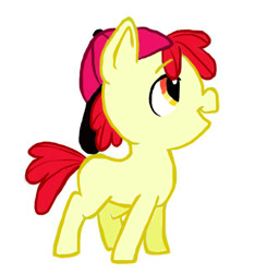 Size: 637x650 | Tagged: safe, artist:jbrid, apple bloom, earth pony, pony, g4, applebuck, colt, male, rule 63, solo