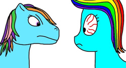 Size: 400x216 | Tagged: safe, artist:you-you-you2, rainbow dash, g4, g3 rainbow dash