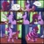 Size: 1280x1280 | Tagged: safe, artist:galaxylatte, tempest shadow, twilight sparkle, oc, oc:blueberryshot, alicorn, pony, unicorn, comic:how blueberryshot was born, g4, book, broken horn, caring, comic, couple, eyes closed, female, female to male, floating heart, glowing, glowing horn, gritted teeth, heart, horn, lesbian, love, magic, power, question mark, rule 63, ship:tempestlight, shipping, spell, spellbook, story, transformation, transgender transformation, twilight sparkle (alicorn), twilight's castle