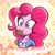 Size: 2048x2048 | Tagged: safe, artist:stammis, pinkie pie, human, equestria girls, g4, breasts, cleavage, cookie, cute, diapinkes, food, high res, mouth hold, solo