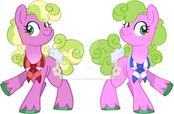 Size: 1280x843 | Tagged: safe, artist:rohans-ponies, daisy, flower wishes, pony, g4, deviantart watermark, duality, obtrusive watermark, simple background, transparent background, watermark